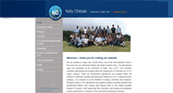 Desktop Screenshot of kellychibale-researchgroup-uct.com