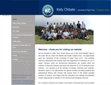 Tablet Screenshot of kellychibale-researchgroup-uct.com